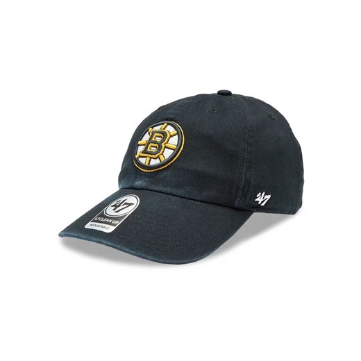 47 Brand Czapka z daszkiem NHL Boston Bruins '47 CLEAN UP H-RGW01GWS-BK Czarny ze sklepu MODIVO w kategorii Czapki z daszkiem męskie - zdjęcie 168403685