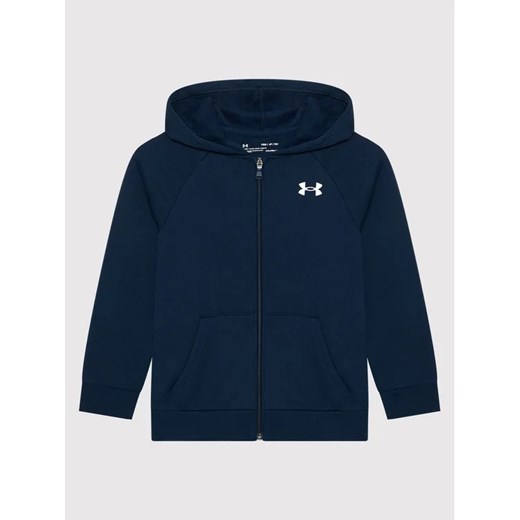 Under Armour Bluza Ua Rival Cotton Full Zip 1357613 Granatowy Loose Fit Under Armour S MODIVO
