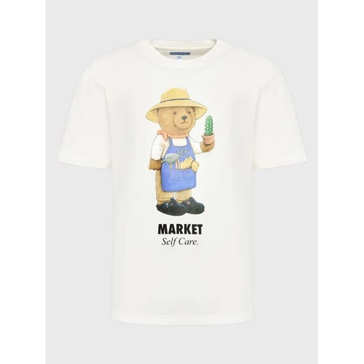 Market T-Shirt 399001365 Biały Regular Fit ze sklepu MODIVO w kategorii T-shirty męskie - zdjęcie 168404255