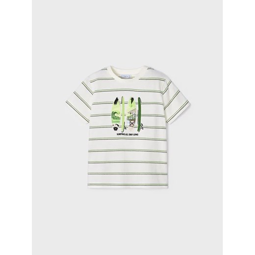 Mayoral T-Shirt 3017 Zielony Regular Fit Mayoral 4Y promocyjna cena MODIVO