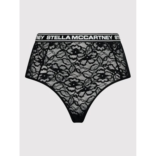 Stella McCartney Figi klasyczne z wysokim stanem Comfort Lace With Logo Stella Mccartney M wyprzedaż MODIVO