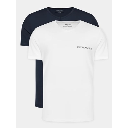 Emporio Armani Underwear Komplet 2 t-shirtów 111849 4R717 10410 Kolorowy Regular Fit ze sklepu MODIVO w kategorii T-shirty męskie - zdjęcie 168405708