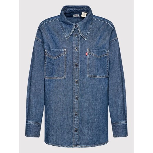 Levi's® Koszula jeansowa Jadon A1776-0000 Granatowy Relaxed Fit S MODIVO