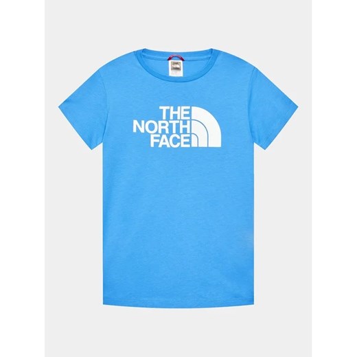 The North Face T-Shirt Easy NF0A82GH Niebieski Regular Fit The North Face L wyprzedaż MODIVO