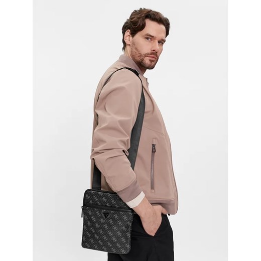 Guess Saszetka Vezzola Smart HMEVZL P2223 Czarny Guess uniwersalny wyprzedaż MODIVO