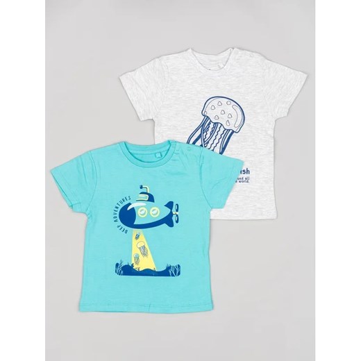 Zippy Komplet 2 t-shirtów ZBBAP0303 23016 Kolorowy Regular Fit ze sklepu MODIVO w kategorii T-shirty chłopięce - zdjęcie 168406995