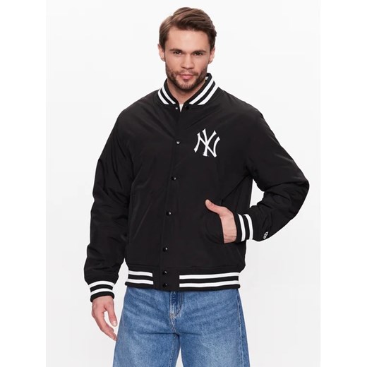 New Era Kurtka bomber New York Yankees MLB Team Logo 60332171 Czarny Regular Fit ze sklepu MODIVO w kategorii Kurtki męskie - zdjęcie 168407667
