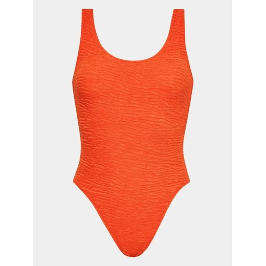 Calvin Klein Swimwear Strój kąpielowy KW0KW02214 Pomarańczowy S wyprzedaż MODIVO