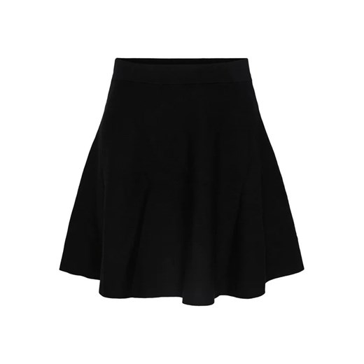 YAS Spódnica mini 26031906 Czarny Regular Fit Yas L promocyjna cena MODIVO