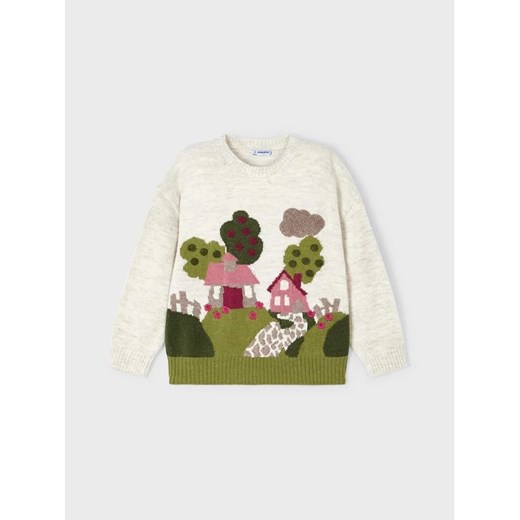 Mayoral Sweter 4.303 Kolorowy Regular Fit Mayoral 7Y okazyjna cena MODIVO