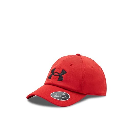 Under Armour Czapka z daszkiem Ua Blitzing Adjustable Hat 1361532-601 Czerwony ze sklepu MODIVO w kategorii Czapki dziecięce - zdjęcie 168409506