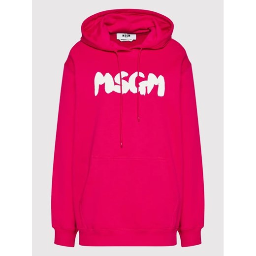 MSGM Bluza 3341MDM182 227799 Różowy Regular Fit M MODIVO