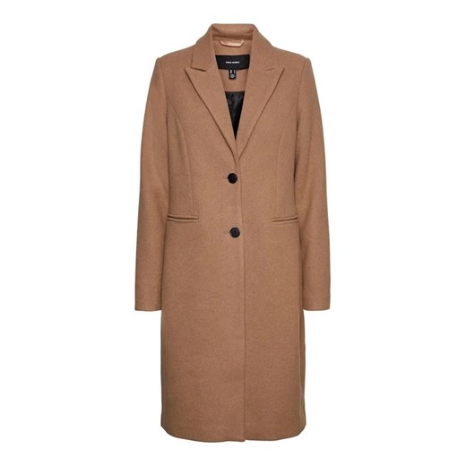 Vero Moda Curve Płaszcz wełniany Blaza 10276365 Brązowy Regular Fit 48 MODIVO