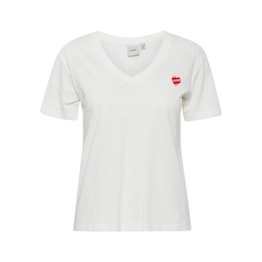 ICHI T-Shirt 20118104 Biały Regular Fit ze sklepu MODIVO w kategorii Bluzki damskie - zdjęcie 168409936