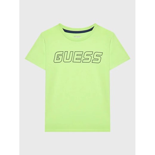 Guess T-Shirt L3RI25 J1314 Zielony Regular Fit Guess 8Y MODIVO