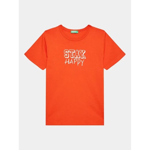 United Colors Of Benetton T-Shirt 3096G109K Czerwony Regular Fit United Colors Of Benetton 98 MODIVO