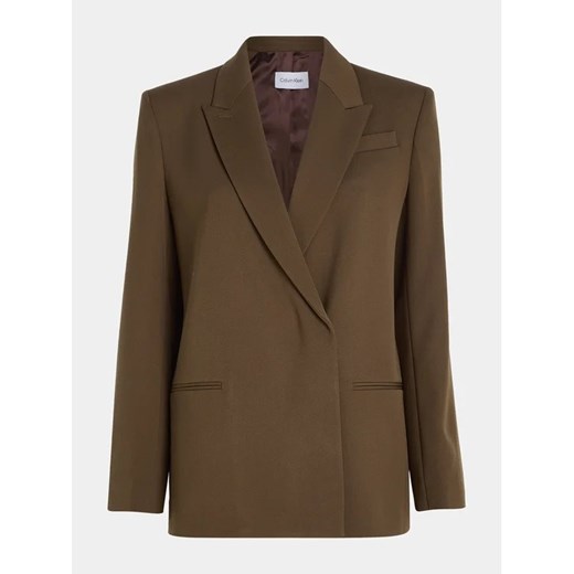 Calvin Klein Marynarka K20K206715 Brązowy Regular Fit Calvin Klein 36 MODIVO