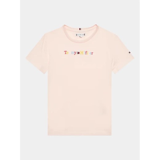 Tommy Hilfiger T-Shirt KG0KG07263 D Różowy Regular Fit Tommy Hilfiger 14Y okazyjna cena MODIVO