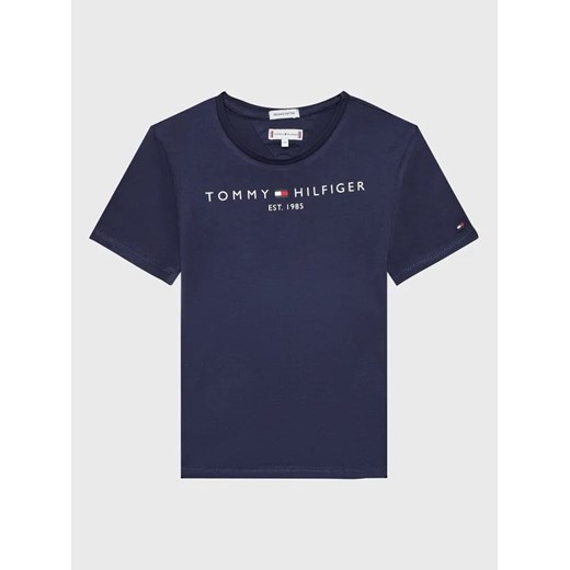 Tommy Hilfiger T-Shirt Essential KG0KG06585 M Granatowy Regular Fit ze sklepu MODIVO w kategorii T-shirty chłopięce - zdjęcie 168412326