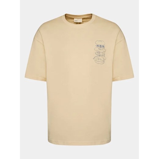 Outhorn T-Shirt OTHAW23TTSHM0857 Żółty Regular Fit ze sklepu MODIVO w kategorii T-shirty męskie - zdjęcie 168412605