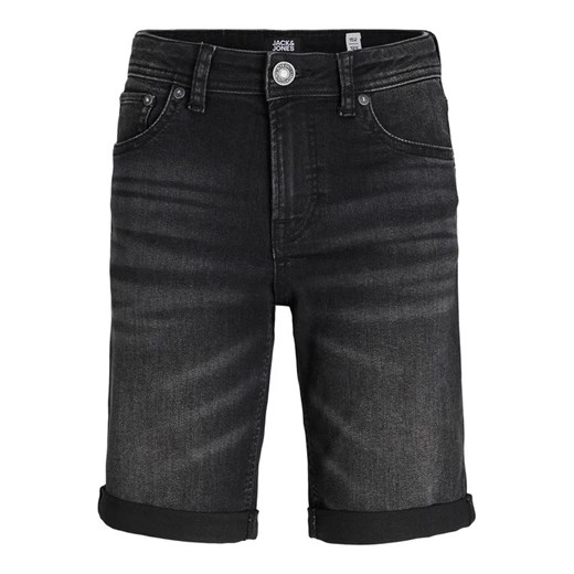 Jack&Jones Junior Szorty jeansowe 12230494 Czarny Regular Fit ze sklepu MODIVO w kategorii Spodenki chłopięce - zdjęcie 168412679