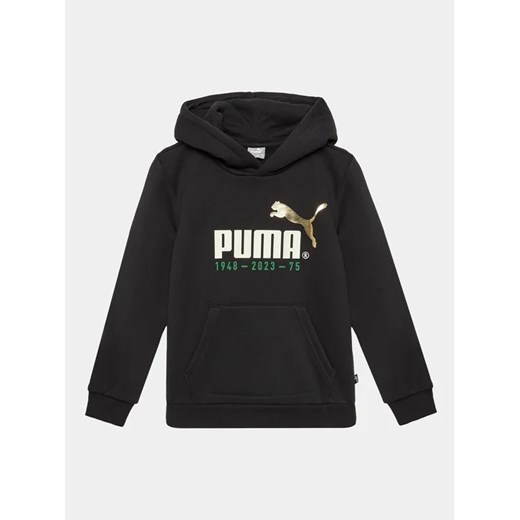 Puma Bluza No.1 Logo Celebration 676826 Czarny Regular Fit ze sklepu MODIVO w kategorii Bluzy chłopięce - zdjęcie 168412869