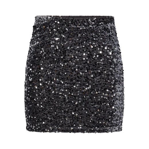 Pieces Spódnica mini 17143411 Szary Regular Fit Pieces L promocja MODIVO