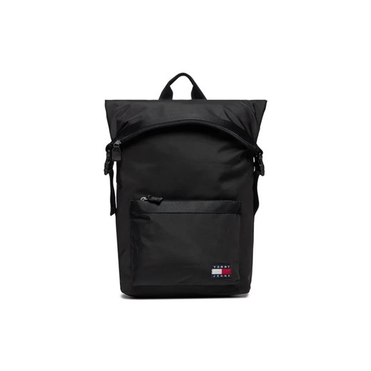 Tommy Jeans Plecak Tjm Daily Rolltop Backpack AM0AM11965 Czarny ze sklepu MODIVO w kategorii Plecaki - zdjęcie 168413275