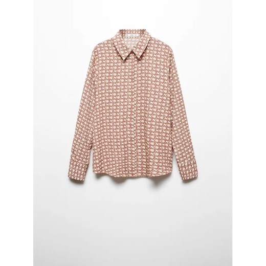 Mango Koszula Basic 67020435 Różowy Regular Fit Mango XXL MODIVO