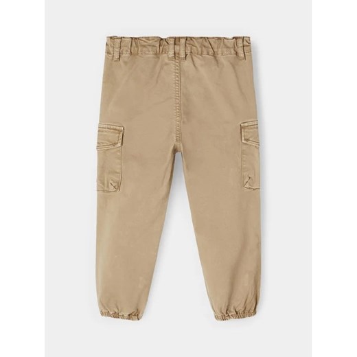 NAME IT Joggery 13212620 Beżowy Baggy Fit Name It 98 promocja MODIVO