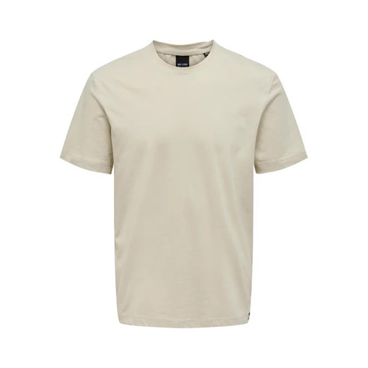Only & Sons T-Shirt 22025208 Beżowy Regular Fit Only & Sons XXL MODIVO