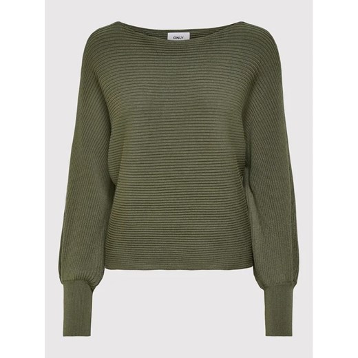 ONLY Sweter Adaline 15226298 Zielony Regular Fit XL okazja MODIVO