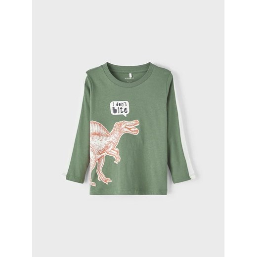 NAME IT Bluzka 13213233 Zielony Regular Fit ze sklepu MODIVO w kategorii T-shirty chłopięce - zdjęcie 168414889