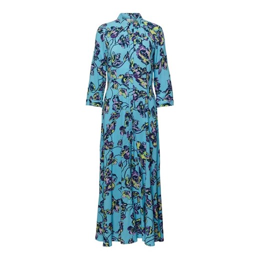 YAS Sukienka koszulowa Savanna 26022663 Niebieski Loose Fit ze sklepu MODIVO w kategorii Sukienki - zdjęcie 168415039