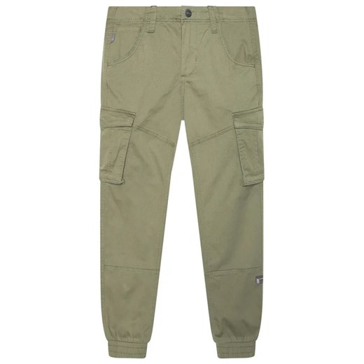 NAME IT Spodnie materiałowe Bamgo 13151735 Zielony Regular Fit ze sklepu MODIVO w kategorii Spodnie chłopięce - zdjęcie 168415128