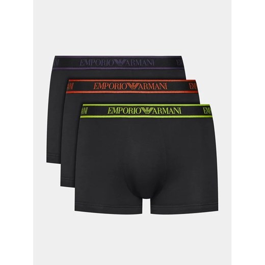 Emporio Armani Underwear Komplet 3 par bokserek 111357 3F717 29821 Czarny ze sklepu MODIVO w kategorii Majtki męskie - zdjęcie 168416048