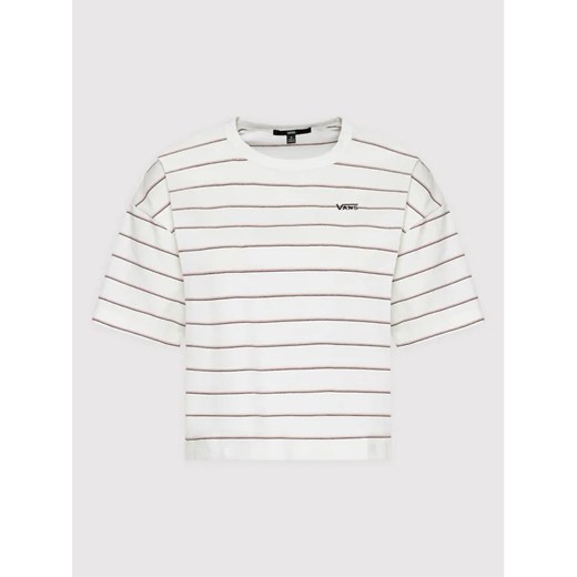 Vans T-Shirt Time Off Stripe VN0A5LK8 Beżowy Relaxed Fit Vans L MODIVO