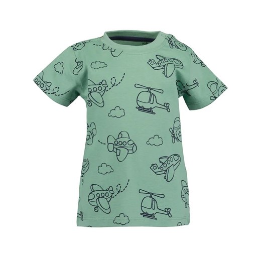 Blue Seven T-Shirt 928137 X Zielony Regular Fit ze sklepu MODIVO w kategorii Koszulki niemowlęce - zdjęcie 168417367