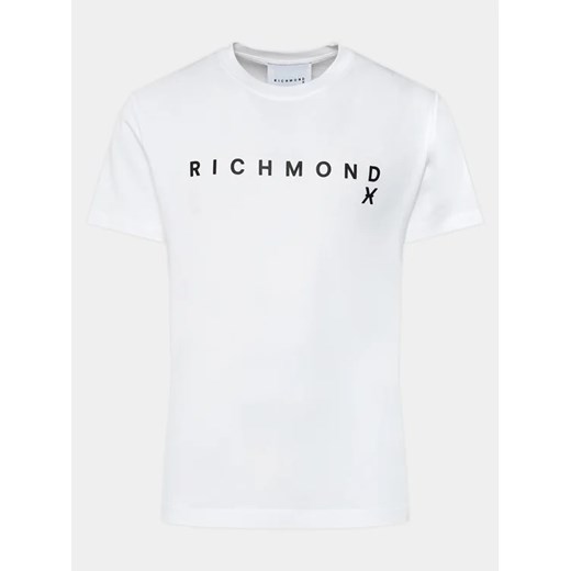 Richmond X T-Shirt Aaron UMP24004TS Biały Regular Fit ze sklepu MODIVO w kategorii T-shirty męskie - zdjęcie 168417416