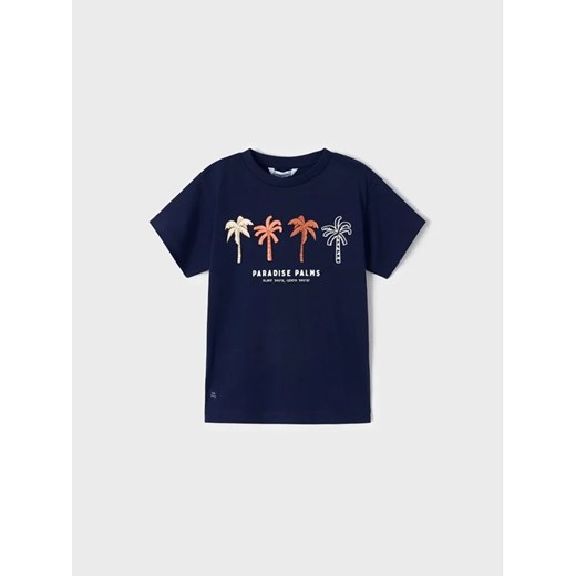 Mayoral T-Shirt 3016 Granatowy Regular Fit ze sklepu MODIVO w kategorii T-shirty chłopięce - zdjęcie 168417477