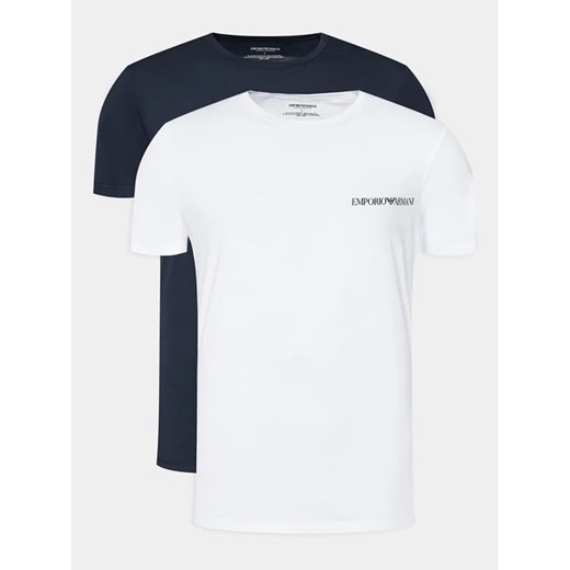 Emporio Armani Underwear Komplet 2 t-shirtów 111267 4R717 10410 Kolorowy Regular Fit ze sklepu MODIVO w kategorii T-shirty męskie - zdjęcie 168417829