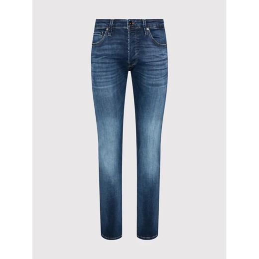 Jack&Jones Jeansy Glenn 12133074 Granatowy Slim Fit 31_32 promocja MODIVO