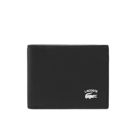 Lacoste Duży Portfel Męski S Billfold NH4014PN Czarny Lacoste uniwersalny MODIVO