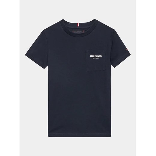 Tommy Hilfiger T-Shirt Essential KB0KB08354 D Granatowy Regular Fit ze sklepu MODIVO w kategorii T-shirty chłopięce - zdjęcie 168419189