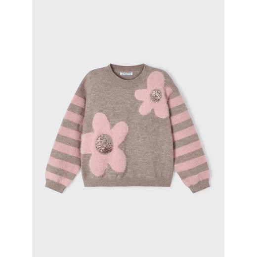 Mayoral Sweter 4.306 Brązowy Regular Fit Mayoral 8Y MODIVO okazja