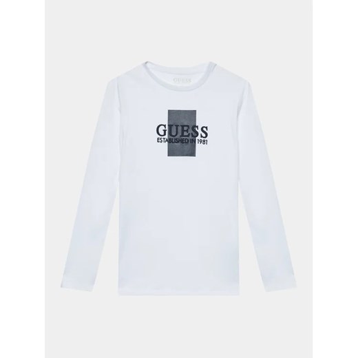 Guess Bluzka L3BI10 I3Z14 Biały Regular Fit ze sklepu MODIVO w kategorii T-shirty chłopięce - zdjęcie 168420036