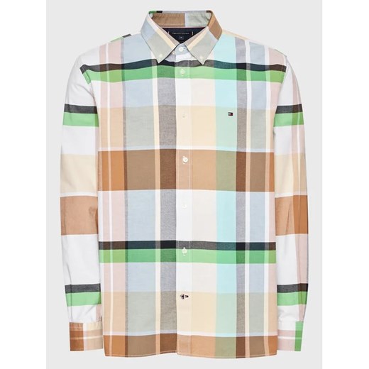 Tommy Hilfiger Koszula Oxford Tartan MW0MW30667 Kolorowy Regular Fit Tommy Hilfiger S MODIVO