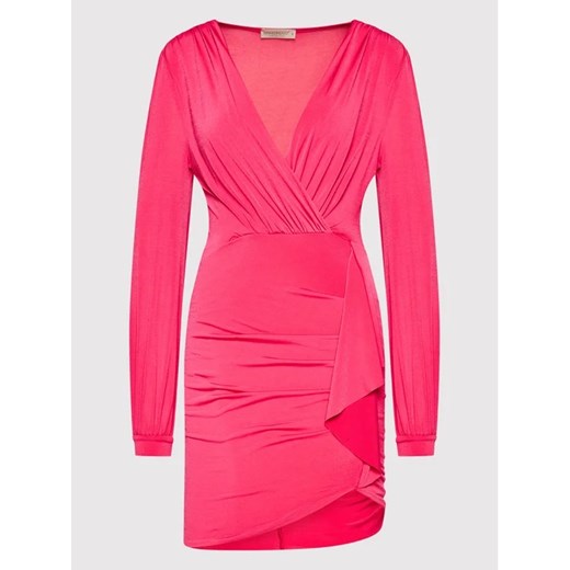 Rinascimento Sukienka koktajlowa CFC0107346003 Różowy Slim Fit Rinascimento M MODIVO