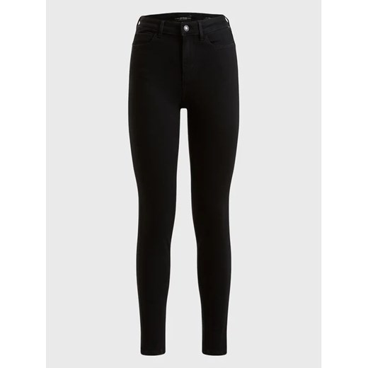 Guess Jeansy 1981 W2YA46 D4PZ1 Czarny Skinny Fit Guess 27_31 wyprzedaż MODIVO