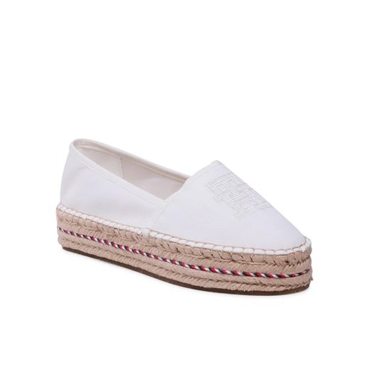 Tommy Hilfiger Espadryle Embroidered Flatform FW0FW07014 Écru Tommy Hilfiger 41 promocja MODIVO